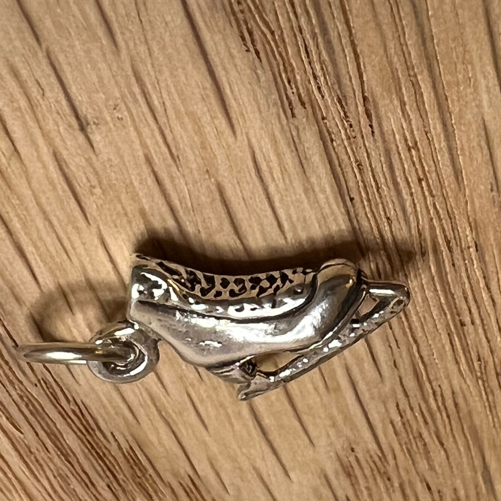 Teeny Tiny Ice Skate Figure Skate Vintage Sterling Silver 925 NOS Charm - Picture 2 of 5